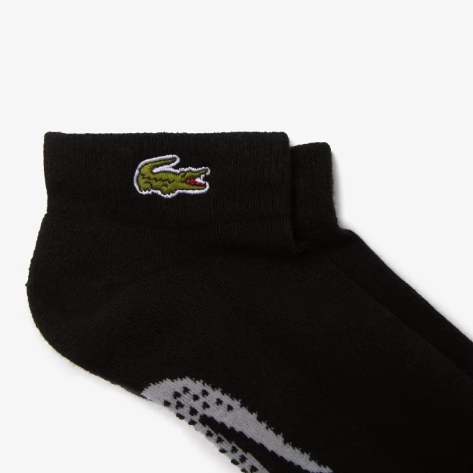 Unisex Lacoste SPORT strækbare bomuldsstrømper i lavt snit