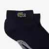 Unisex Lacoste SPORT strækbare bomuldsstrømper i lavt snit