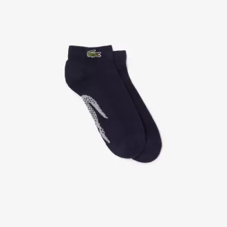 Unisex Lacoste SPORT strækbare bomuldsstrømper i lavt snit