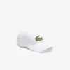 Unisex Lacoste justerbar hætte i økologisk bomuldstwill