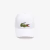 Unisex Lacoste justerbar hætte i økologisk bomuldstwill