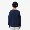 V-hals cardigan i bomuld og uld