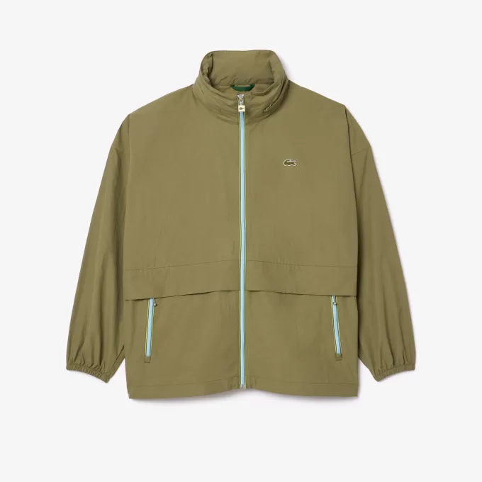 Vandafvisende Windbreaker med aftagelig hætte
