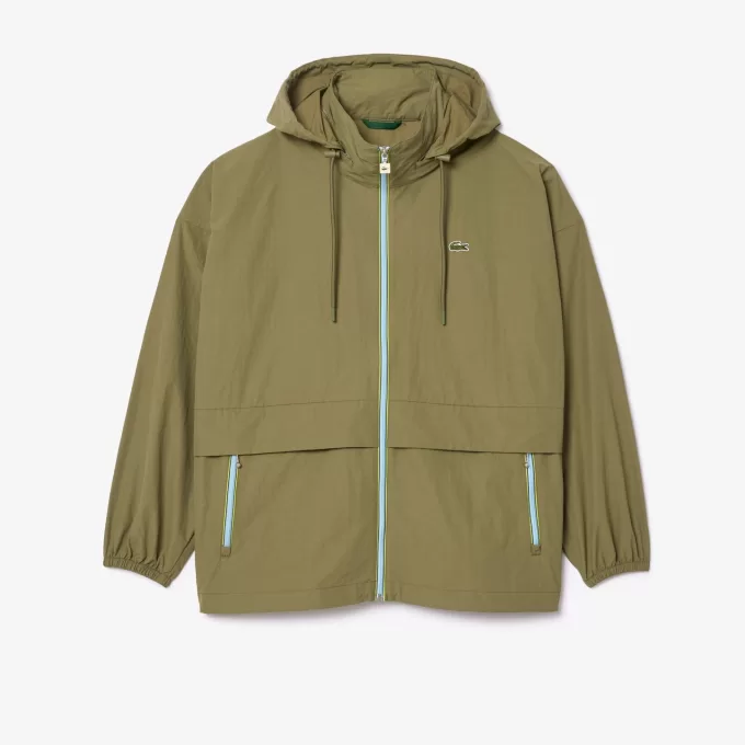 Vandafvisende Windbreaker med aftagelig hætte