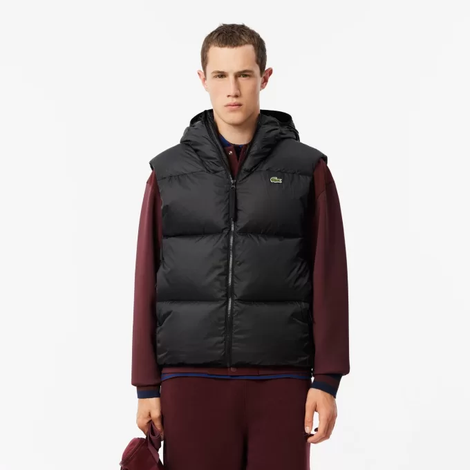 Vandafvisende kort puffet vest