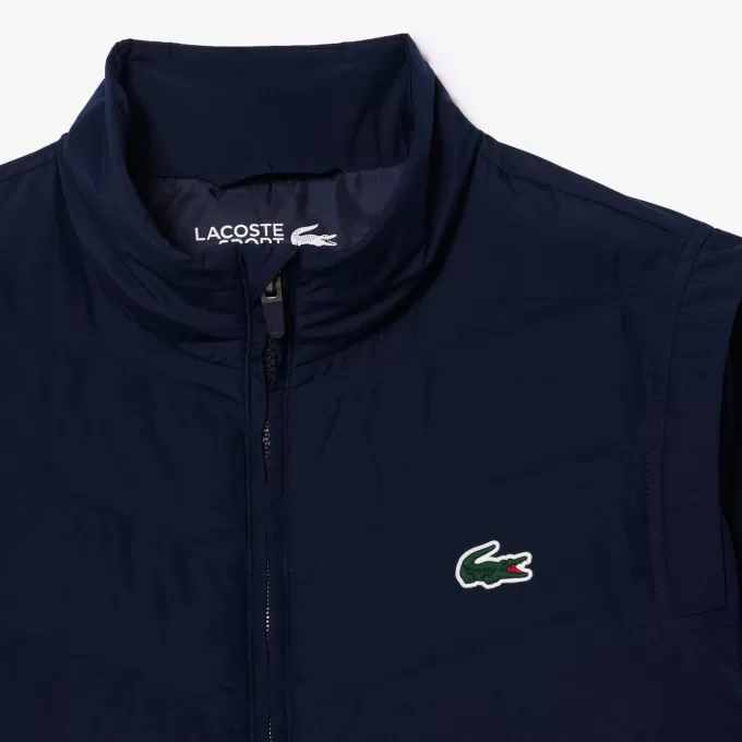 Vandafvisende quiltet golfjakke